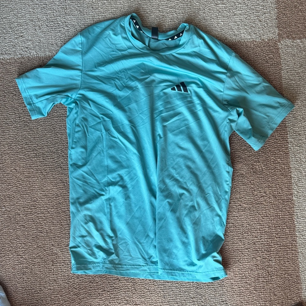 Adidas Men's Teal Short Sleeve Tee